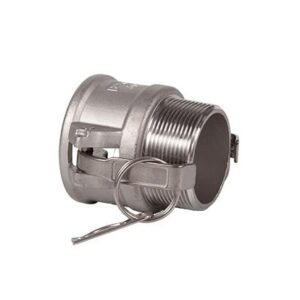 Acoplamiento hembra Camlock tipo B aluminio rosca macho 5"