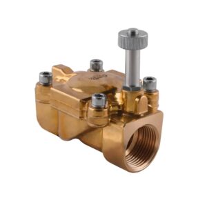 Electrovalvula accionamiento indirecto Aignep 2/2 N.O. 3/8" laton NBR 14 mm. 04F04214N0