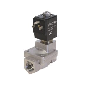 Electrovalvula accionamiento indirecto Aignep 2/2 N.C. 3/4" inoxidable FKM  RSP-20J