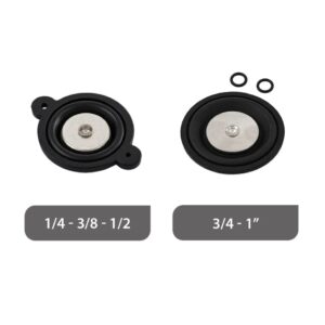 Repuesto electrovalvula Aignep membrana y junta torica 3/8" - 1/2" - D14 EPDM X4FK40Y3E0 - Imagen 1