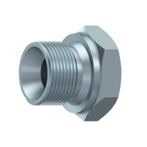 Tapon hidraulico macho cono 60º acero zincado 1/4" BSP