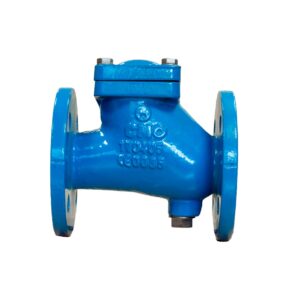 Valvula de retencion de bola fundicion asiento NBR con bridas DN-300 PN-16