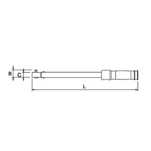 Llave dinamometrica reversible Ega Master 1/2" 80-400 Nm (60-300 Lb.ft) codigo 62983 - Imagen 3