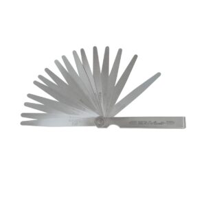 Galgas de espesores de precision 21 hojas Ega Master 100 mm. 0,1 - 1 mm. (0,004-0,040 ") codigo 65568