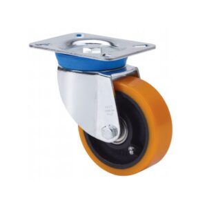 Rueda poliuretano giratoria Alex diametro 80 mm. 2-0599