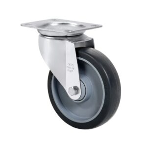 Rueda goma giratoria Alex diametro 80 mm. 2-5193 - Imagen 1