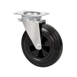 Rueda goma giratoria Alex diametro 200 mm. TW0314