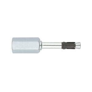 Anclaje metalico de golpe cincado rosca hembra clip Atlantis C3-L Index D-6 x 63 mm. (M8+M10) NAF66310