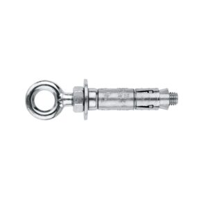 Anclaje metalico con argolla forjada zamak zincado Index M8 x 50  mm. D-14 AZAMAFO08 - Imagen 1