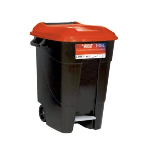 Contenedor de residuos Tayg negro-rojo 100P codigo 421105