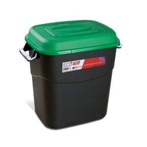 Contenedor de residuos Tayg negro-verde 75 codigo 411038