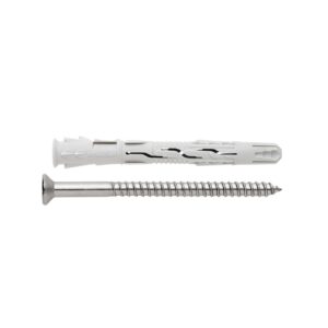 Taco con tornillo hexagonal acero zincado Index 8 x 60 mm. D-8 TNUXE08060