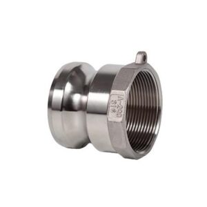 Adaptador macho Camlock tipo A aluminio rosca hembra 2" - Imagen 1